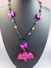 Load image into Gallery viewer, Halloween Bat Necklace