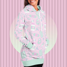 Load image into Gallery viewer, Take Yer Pills Hoodie Dress- Pink