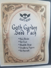 Load image into Gallery viewer, Goth Garden Seeds Mega Pack