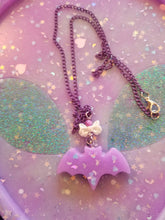 Load image into Gallery viewer, Pink Bat Necklace