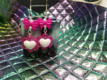 Load image into Gallery viewer, Bimbosattva Heart Earrings