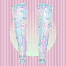 Load image into Gallery viewer, Take Yer Pills Joggers- Pastel Rainbow