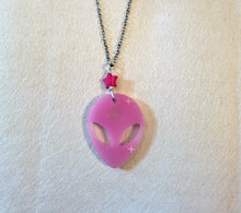Load image into Gallery viewer, Scary Alien Necklace