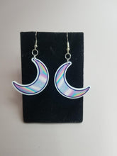 Load image into Gallery viewer, Holo-Ween Moon Earrings