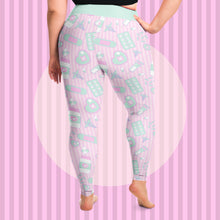 Load image into Gallery viewer, Take Yer Pills Plus Size Leggings- Pink