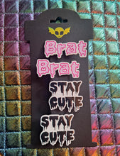 Load image into Gallery viewer, Brats Stay Cute Barrette Set
