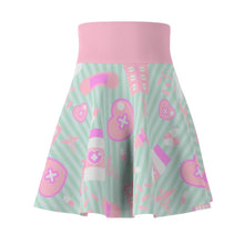 Load image into Gallery viewer, Take Yer Pills Skater Skirt- Mint