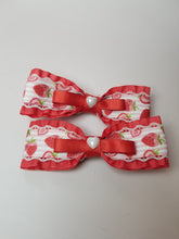 Load image into Gallery viewer, Strawberry Girl Collar and Bow Set