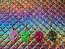 Load image into Gallery viewer, Scary Alien Necklace