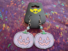 Load image into Gallery viewer, Purple Jack Earrings