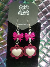 Load image into Gallery viewer, Bimbosattva Heart Earrings