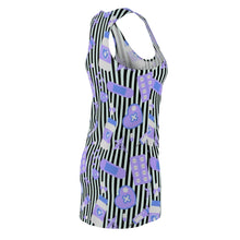 Load image into Gallery viewer, Take Yer Pills Racerback Dress- Black
