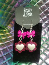 Load image into Gallery viewer, Bimbosattva Heart Earrings