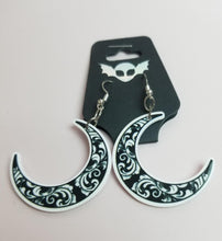 Load image into Gallery viewer, Under the Crescent Moon Earrings