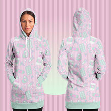 Load image into Gallery viewer, Take Yer Pills Hoodie Dress- Pink