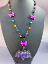 Load image into Gallery viewer, Halloween Bat Necklace