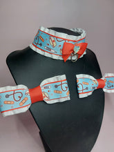 Load image into Gallery viewer, Let's Play Doctor Collar and Bow Set
