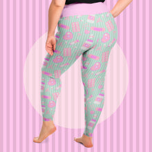 Load image into Gallery viewer, Take Yer Pills Puls Size Leggings- Mint