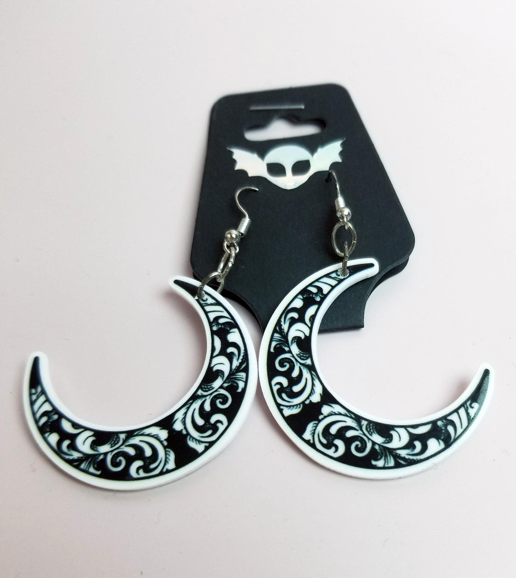 Under the Crescent Moon Earrings