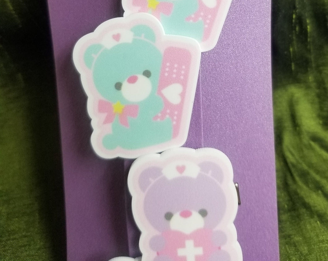 Take Yer Pills Barrette Set