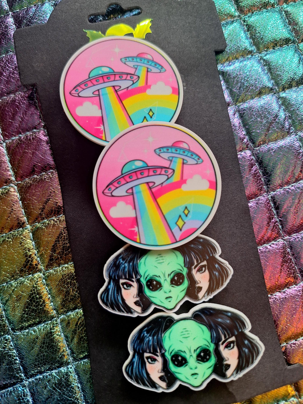 The Future is Space Barrette Set