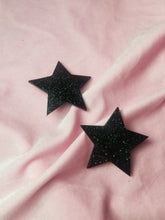Load image into Gallery viewer, Star Barrette Set- Black
