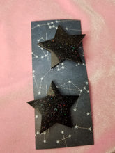 Load image into Gallery viewer, Star Barrette Set- Black
