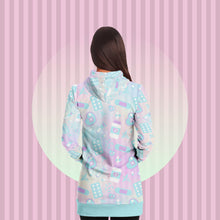 Load image into Gallery viewer, Take Yer Pills Hoodie Dress- Rainbow
