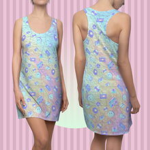 Load image into Gallery viewer, 90s Bitch Racerback Tank Dress Scary Aliens
