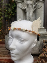 Load image into Gallery viewer, Angel Wings Tiara - Kawaii Magical Girl Cosplay - Valkyrie Headband Crown - Goddess Halloween Costume Jewelry - White Wing Hermes Headpiece Scary Aliens
