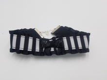 Load image into Gallery viewer, Black Stripe Striped Ribbon Choker (Available With or Without Center Bow) Scary Aliens
