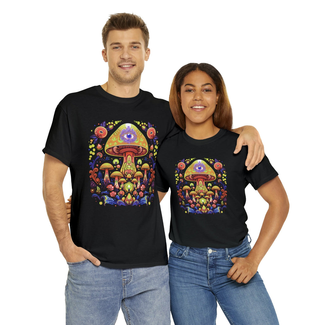 Golden Teacher Psychedelic T Shirt Scary Aliens