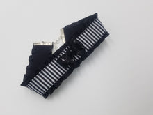 Load image into Gallery viewer, Goth Thin Striped Ribbon Choker (Available With or Without Center Bow) Scary Aliens
