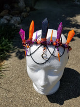 Load image into Gallery viewer, Halloween Queen Crystal Crown Scary Aliens
