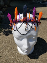 Load image into Gallery viewer, Halloween Queen Crystal Crown Scary Aliens
