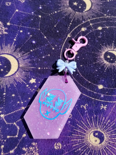 Holographic Batboy Key Chain Scary Aliens