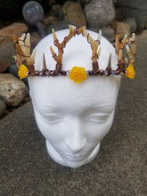 Load image into Gallery viewer, Prairie Queen Antler Tiara Scary Aliens
