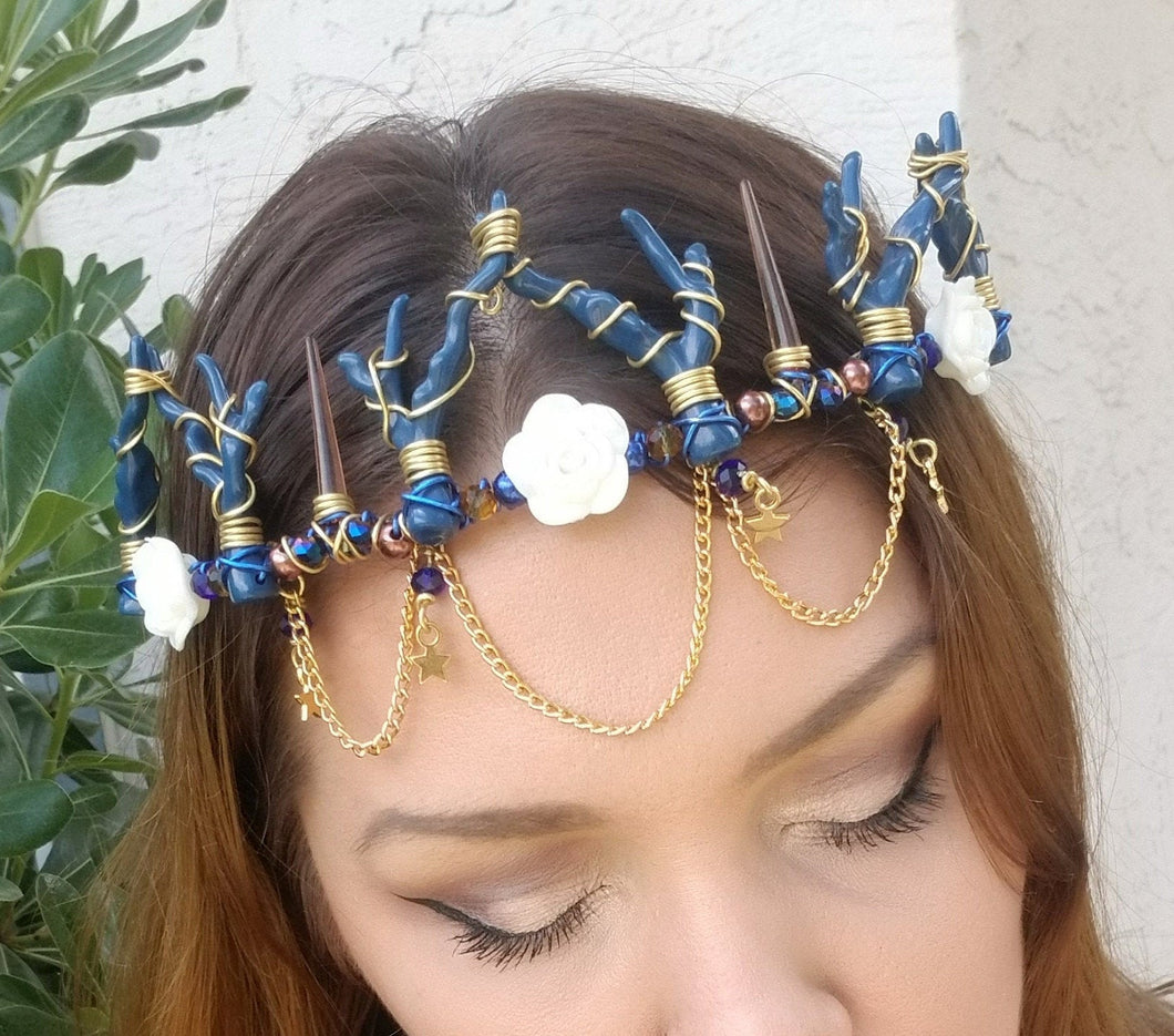 Star Queen Antler Coral Tiara Scary Aliens