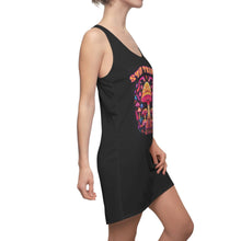 Load image into Gallery viewer, Stay Trippy Magic Mushroom Racerback Dress Scary Aliens
