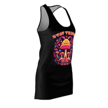 Load image into Gallery viewer, Stay Trippy Magic Mushroom Racerback Dress Scary Aliens
