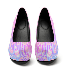 Load image into Gallery viewer, Take Your Pills Yami Kawaii High Heels- Rainbow Scary Aliens
