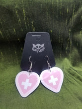 Load image into Gallery viewer, Yami Kawaii Heart Earrings Scary Aliens
