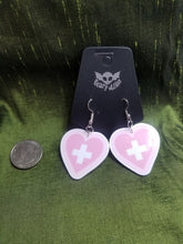 Load image into Gallery viewer, Yami Kawaii Heart Earrings Scary Aliens
