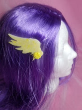 Load image into Gallery viewer, Yellow Rose Cosplay Wings Barrettes Set Scary Aliens
